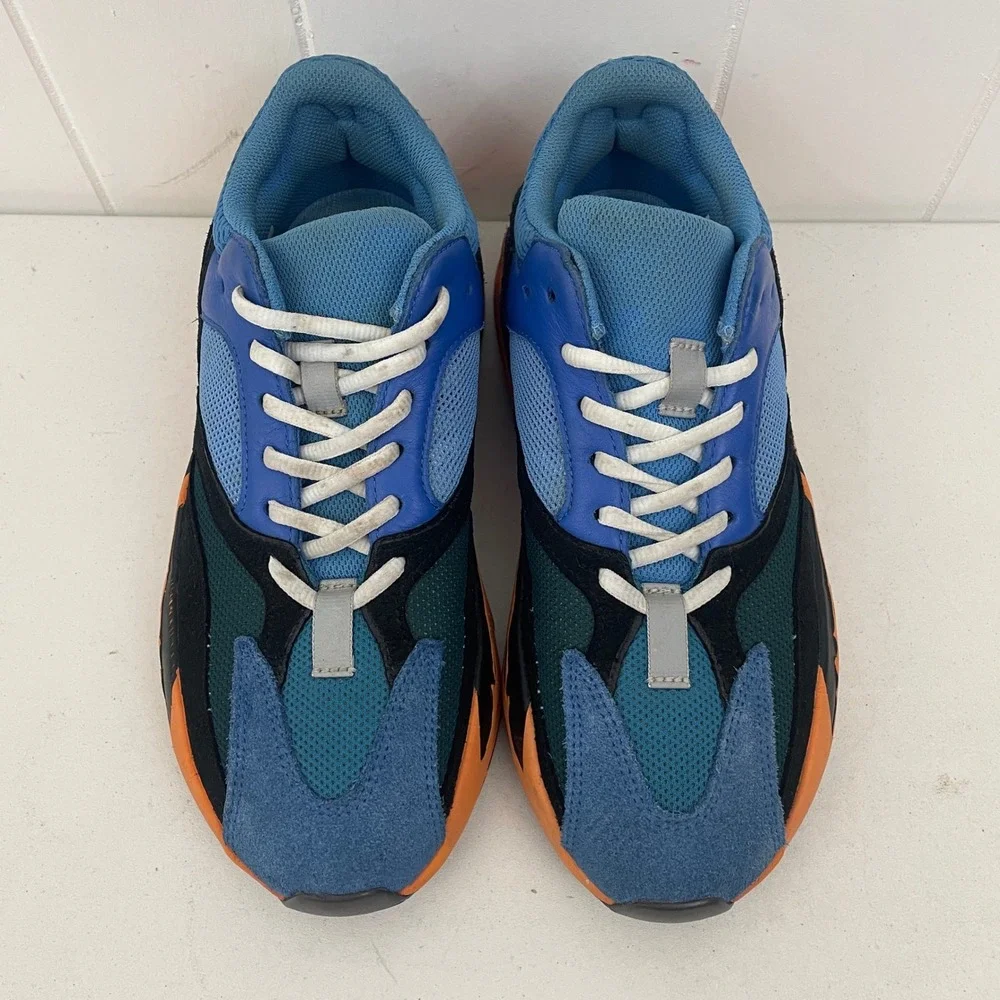 Adidas Yeezy Boost 700 Bright Blue GZ0541 Blue/Orange Men's Size 7.5 NO BOX